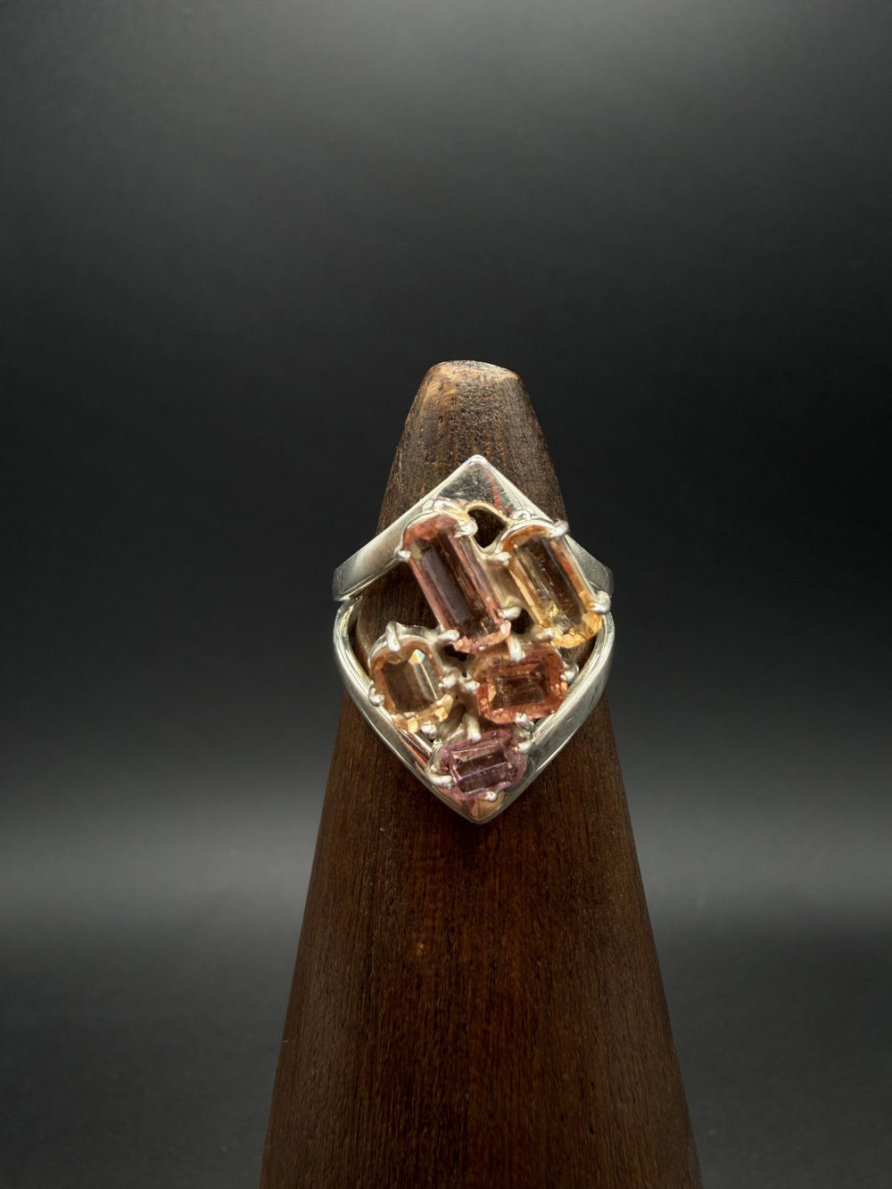 Imperial Topaz Multi-Stone Sterling Ring