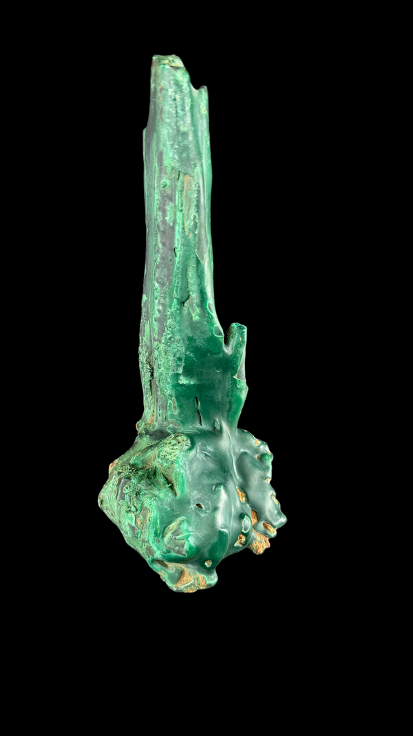 Malachite stalagmite