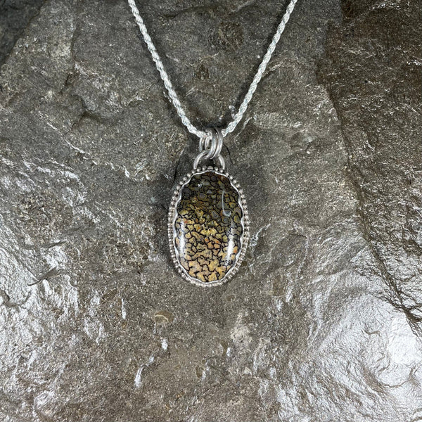 Dinosaur Gem Bone Pendant