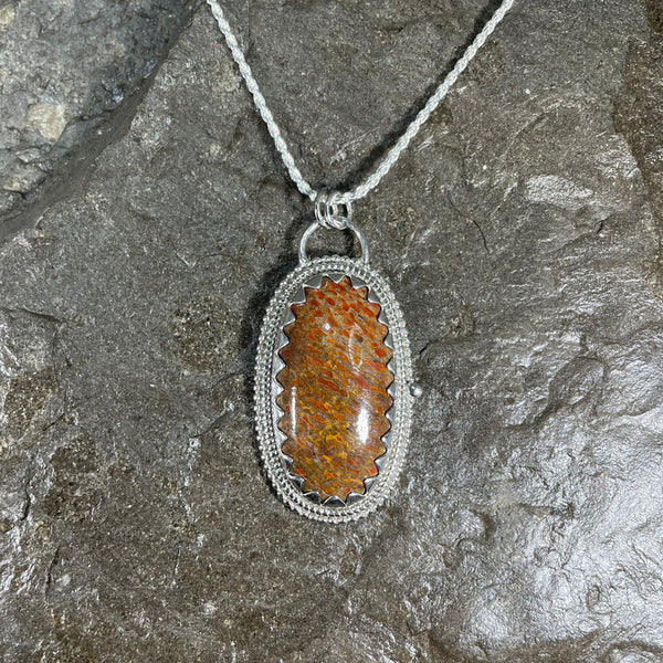 Dinosaur Gem Bone Pendant 4