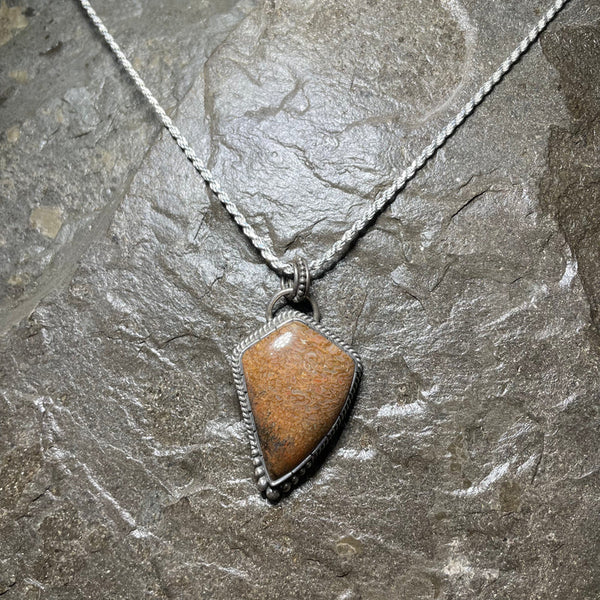 Dinosaur Gem Bone Pendant 7