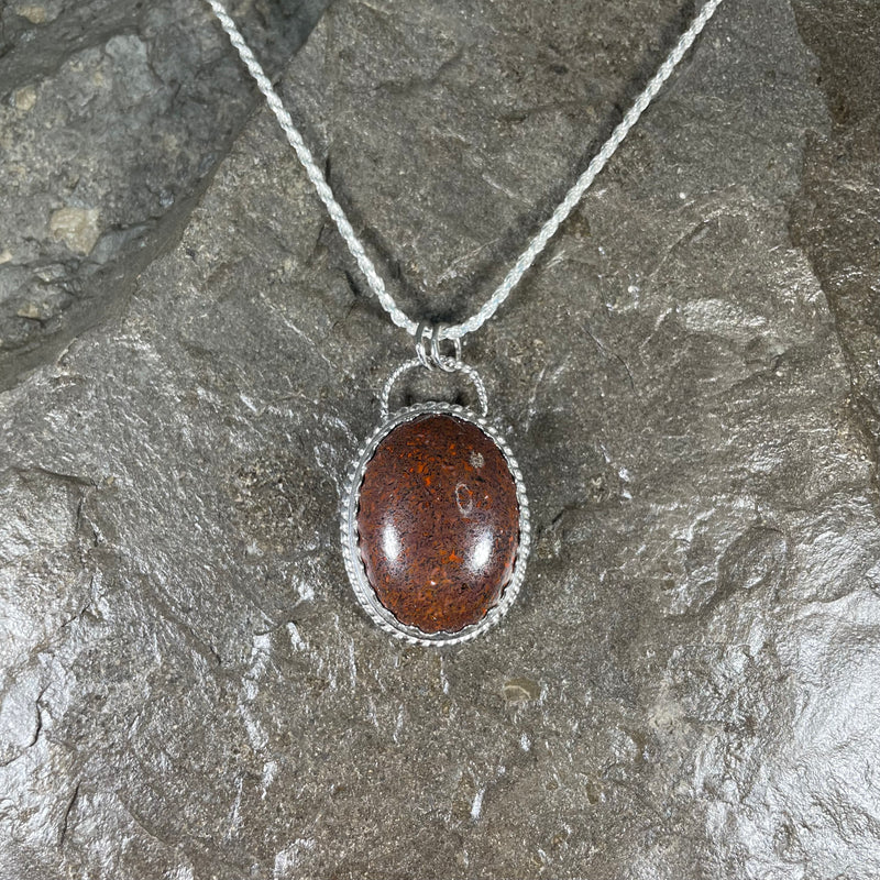 Dinosaur Gem Bone Pendant 8